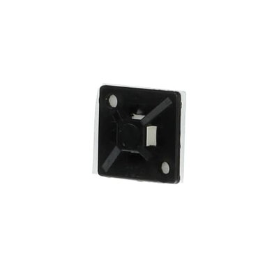 BASETTA ADES./VITE 4V 19X19 NEROUV 100PZ