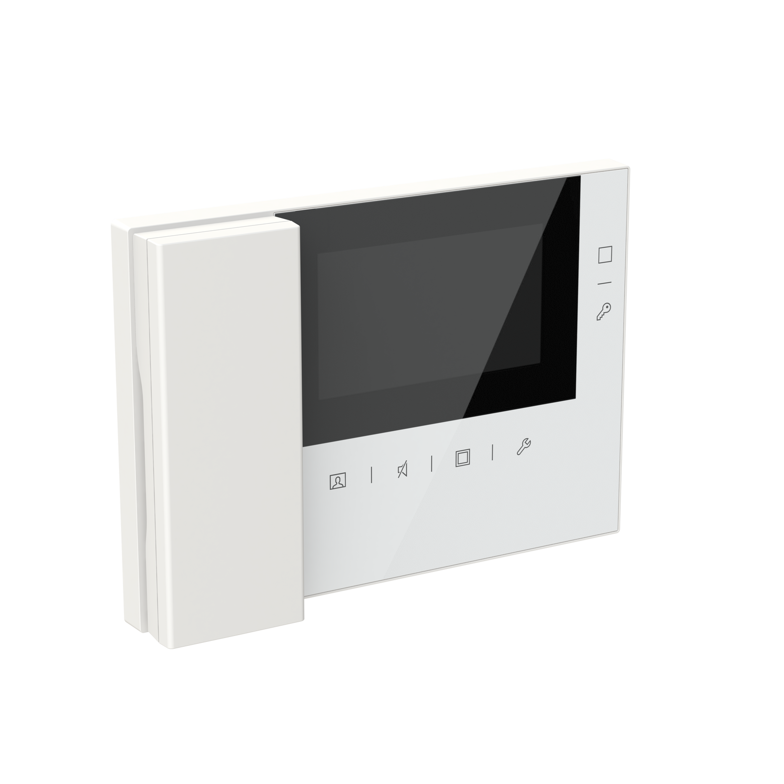 Video Indoor Station 4.3 Handset, white