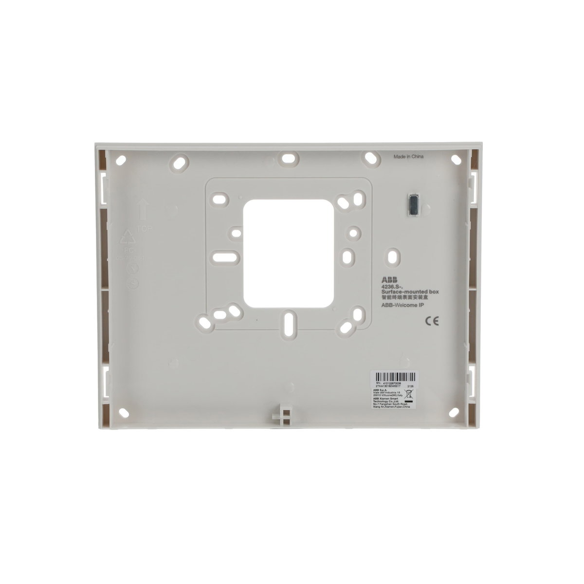 Supporto bianco da parete per touch da 7, Bianco – Immagine 2 di 4