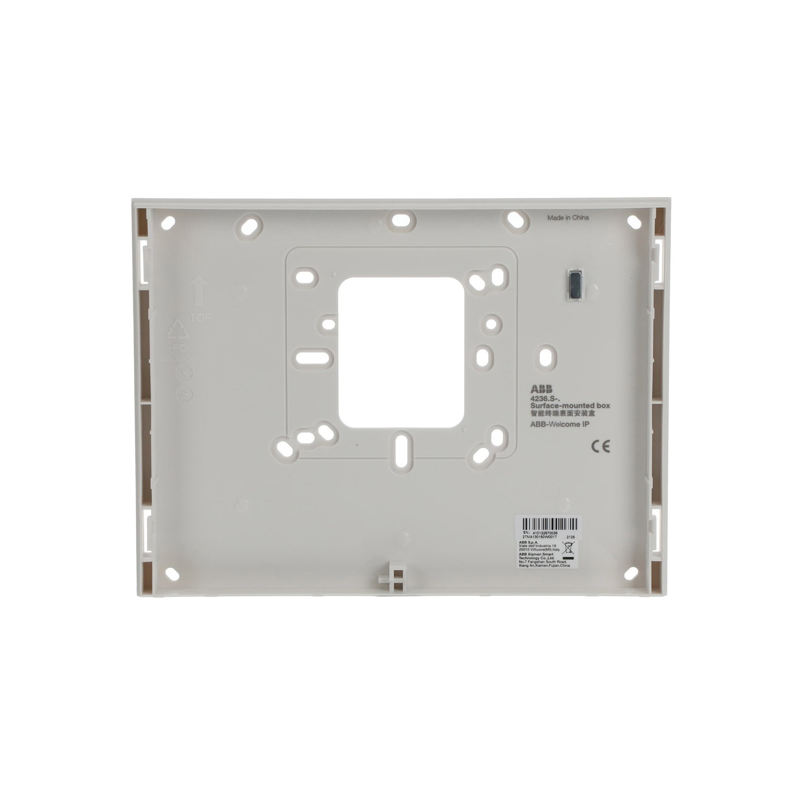 Supporto bianco da parete per touch da 7, Bianco – Immagine 2 di 4
