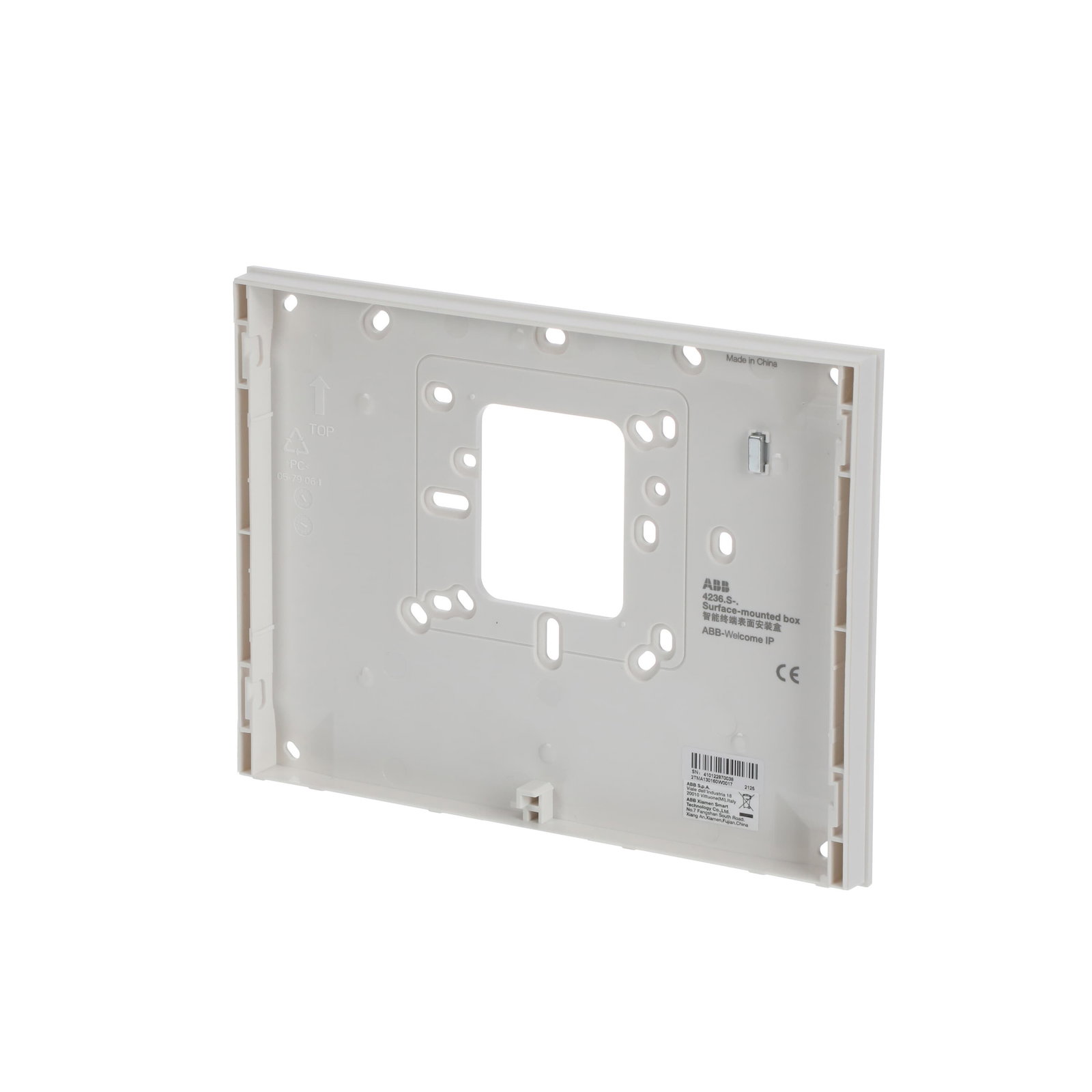 Supporto bianco da parete per touch da 7, Bianco – Immagine 4 di 4