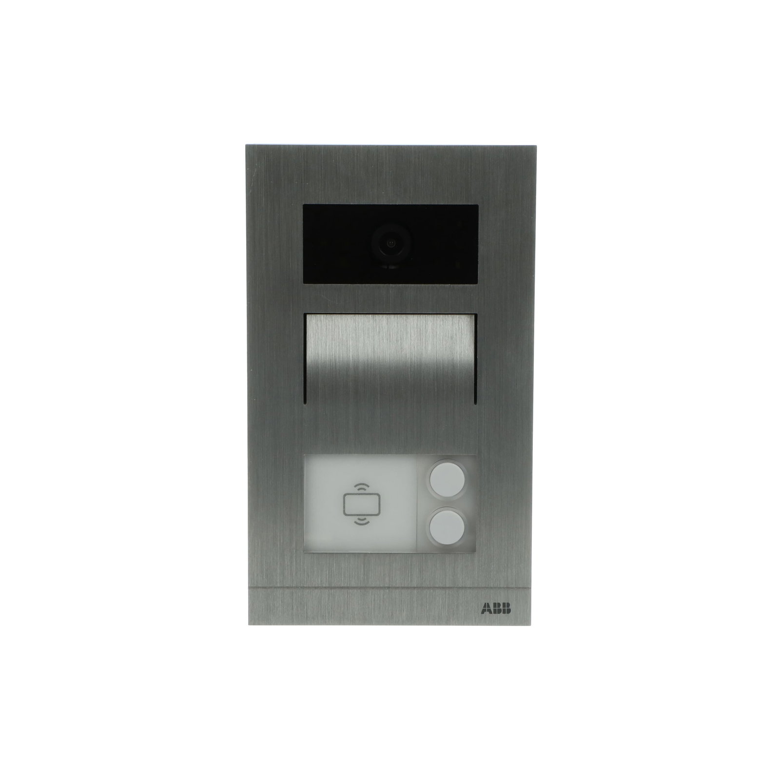 PE mini 2P parete RFID RFID, 2 button(s), Argento – Immagine 2 di 3
