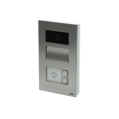 PE mini 2P parete RFID RFID, 2 button(s), Argento