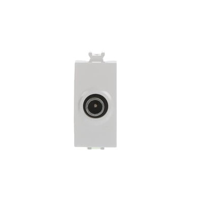 Prese TV End socket Bianco - Chiara