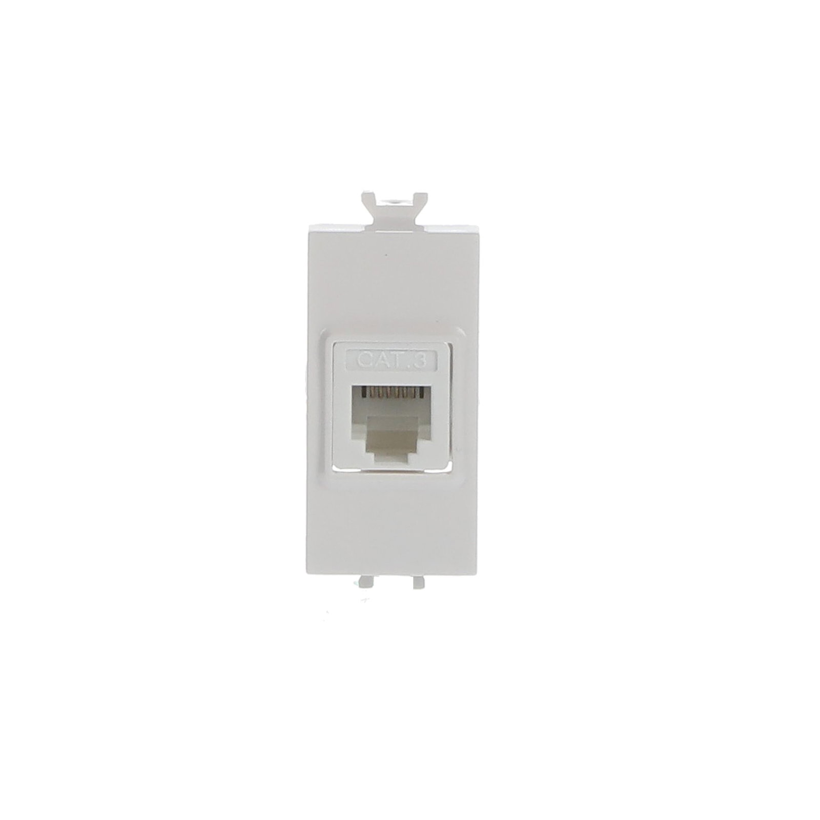 Connettori RJ 1 gang Bianco - Chiara