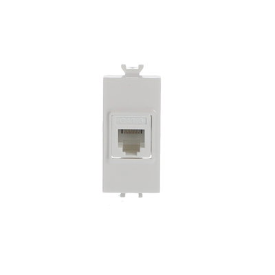 Connettori RJ 1 gang Bianco - Chiara