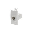 Connettori RJ 1 gang Bianco - Chiara