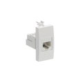 Connettori RJ 1 gang Bianco - Chiara
