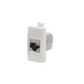 Connettori RJ 1 gang Bianco - Chiara