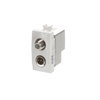 Prese TV End socket Bianco - Chiara