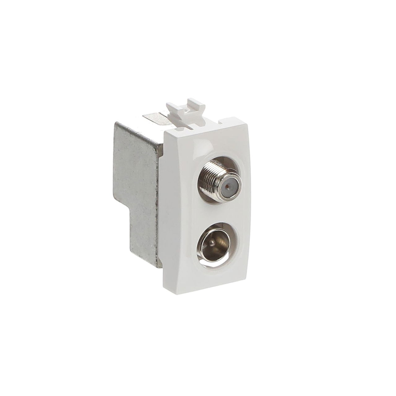 Prese TV End socket Bianco - Chiara – Immagine 3 di 4