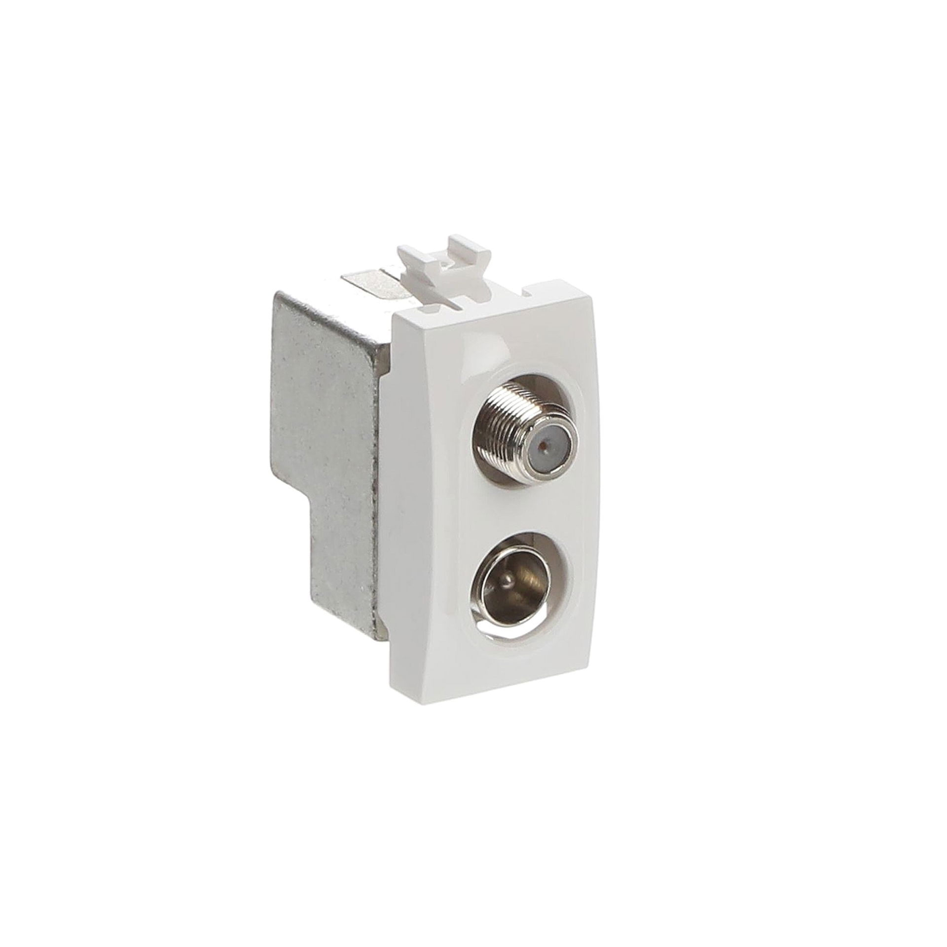 Prese TV End socket Bianco - Chiara – Immagine 3 di 4