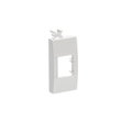 Connettori RJ For data connection housing 1 gang Bianco - Chiara