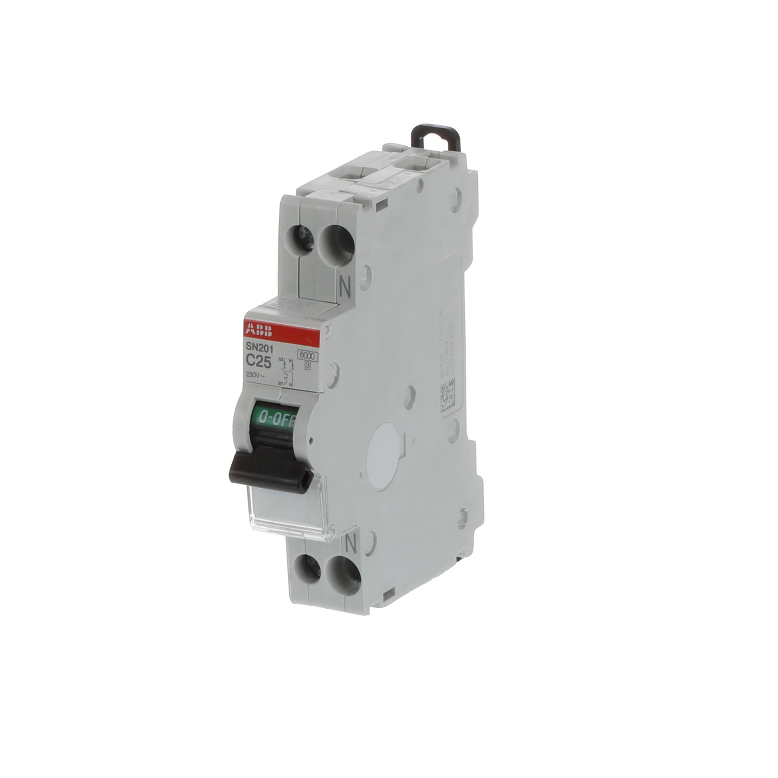 SN201  - C25 -  6kA Curva C 25A - SN201 - 1P+N - 25 A - C - (230 V) 6 kA – Immagine 4 di 4