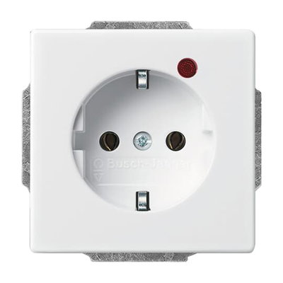 Socket outlet 2P+T 16A, UK standard Nero - Mylos