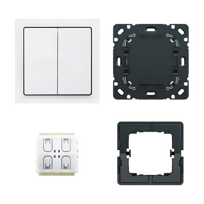 Bluetooth Low Energie (BLE/Casambi) Smart Switch set for Bluetooth Low Energy (BLE) 4 channel Wireless studio white - future linear