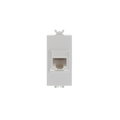 Connettori RJ 1 gang Bianco - Chiara