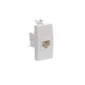 Connettori RJ 1 gang Bianco - Chiara
