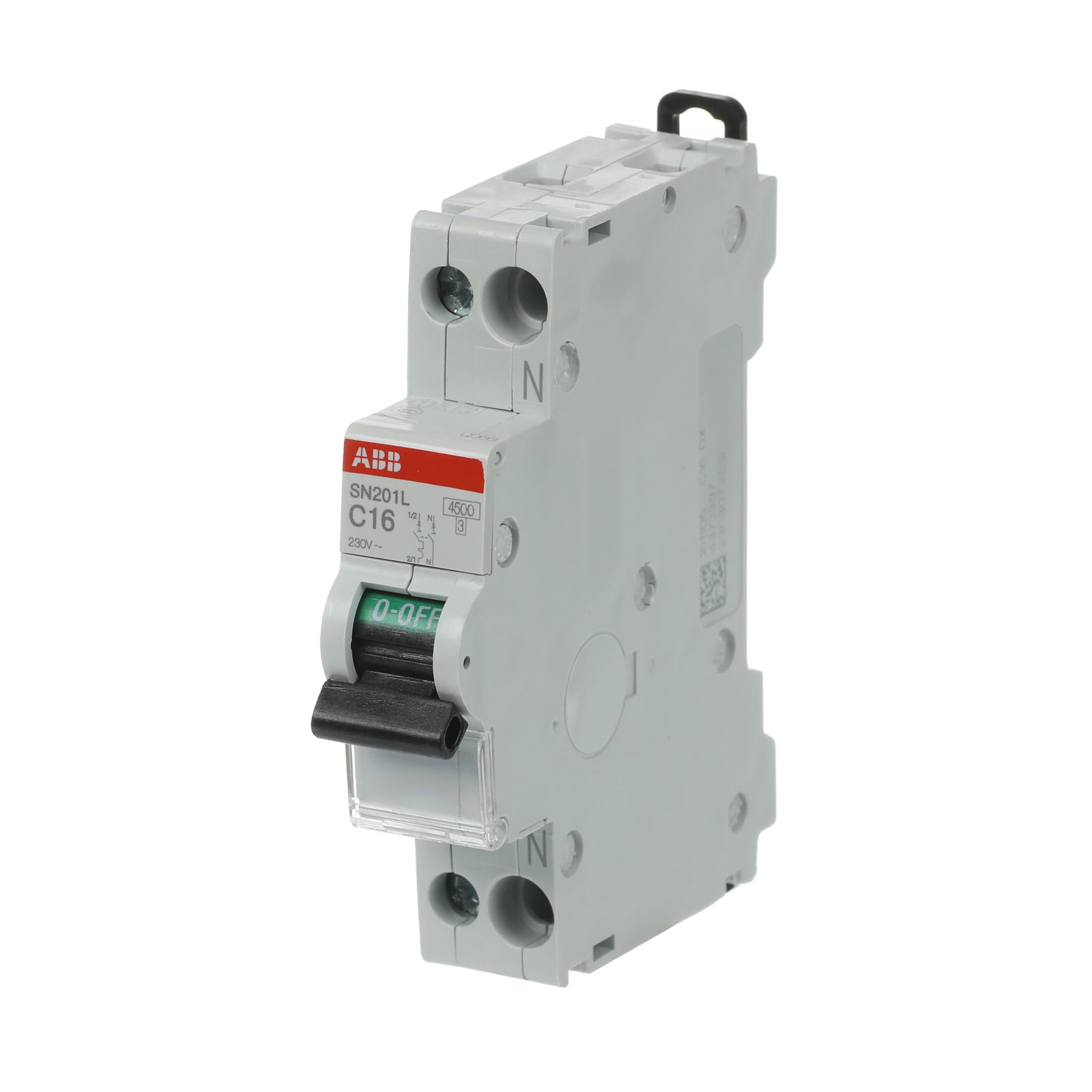 SN201 L - C16 - 4,5 kA Curva C 16 A - SN201L - 1P+N - 16 A - C - (230 V) 4.5 kA – Immagine 4 di 4