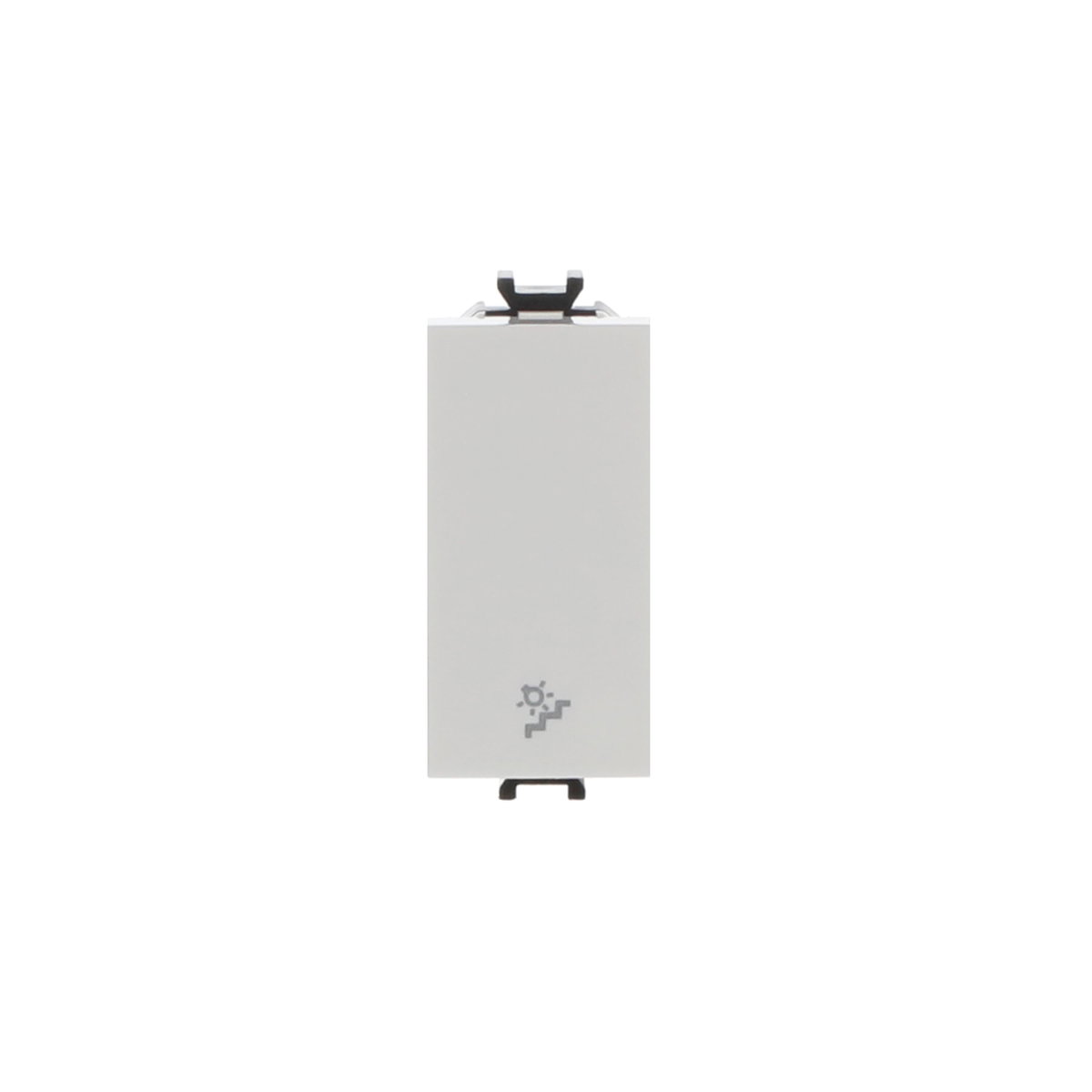 Pulsanti con simbologia serigrafata Symbol "light" Single push button 1P 1NO 0NC 0CO Bianco - Chiara – Immagine 2 di 4