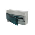 Parete IP65  MISTRAL65, Surface mounting, 18 modules, 1 row(s), IP65,  Door: Single, Plastic, Transparent, Dimensions: 250 mm x 430 mm x 155 mm