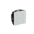 Surface box 4gang Twisted Pair Wiring studio white - Platform 63