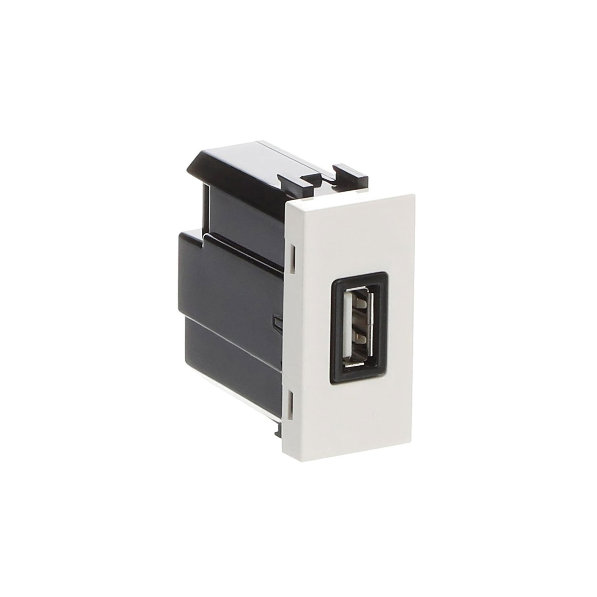 USB charger 2.000mA, 1-gang Breakout cable with USB A White - Zenit – Immagine 3 di 4