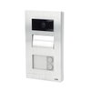 P.E. MINI IP 2 PULS. ID PAR. H81313P2-A, 2 button(s), aluminium