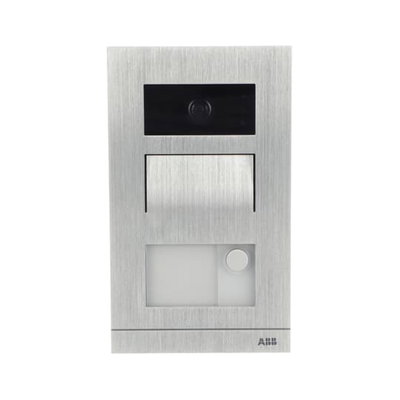 P.E. MINI IP 1 PULS. ID PAR. H81313P1-A, 1 button(s), aluminium
