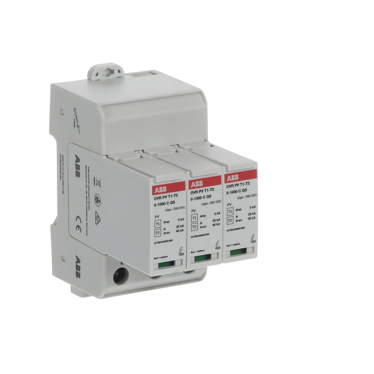 OVR PV T1-T2 5-1000 P QS  Surge Protective Device – Immagine 2 di 3