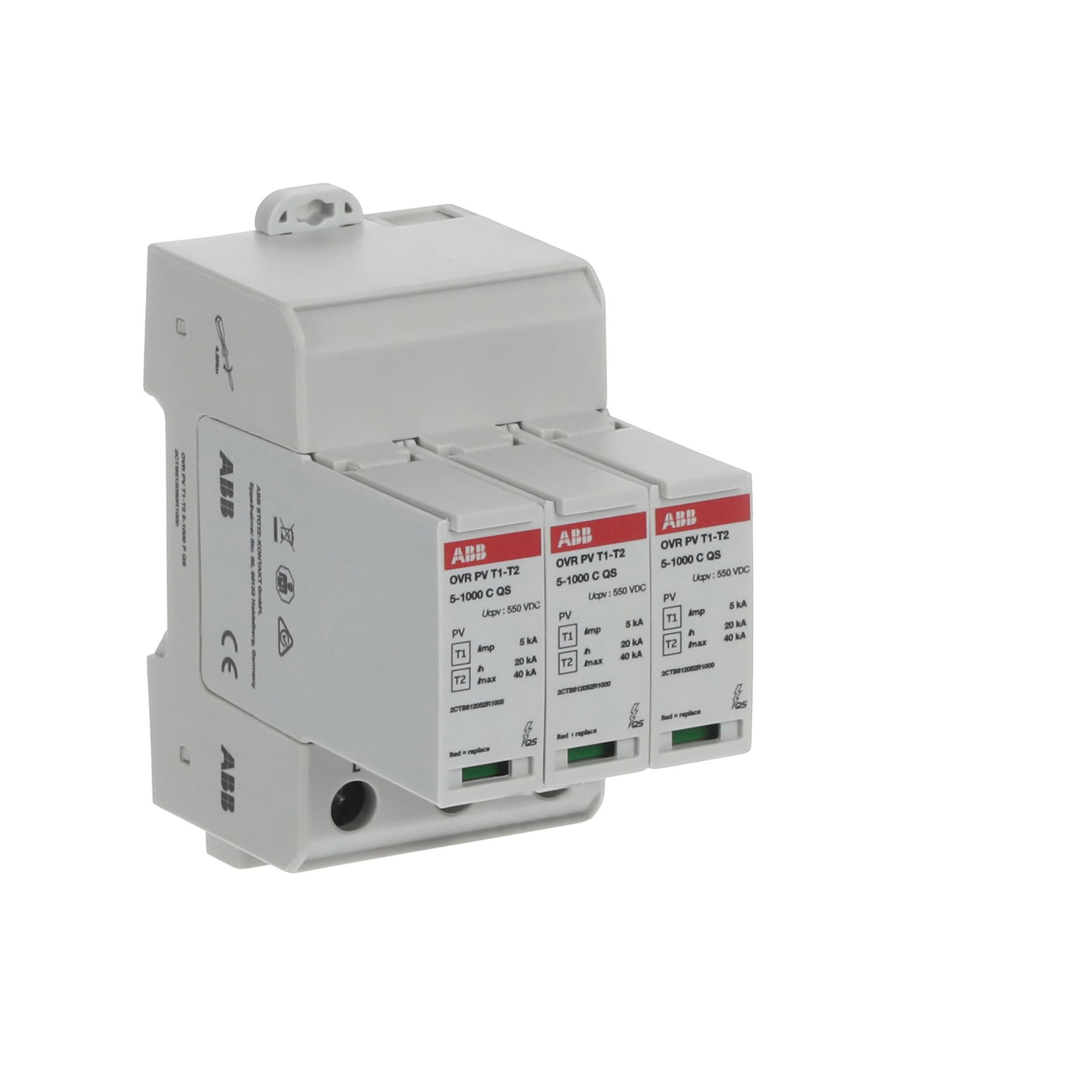 OVR PV T1-T2 5-1000 P QS  Surge Protective Device – Immagine 2 di 3