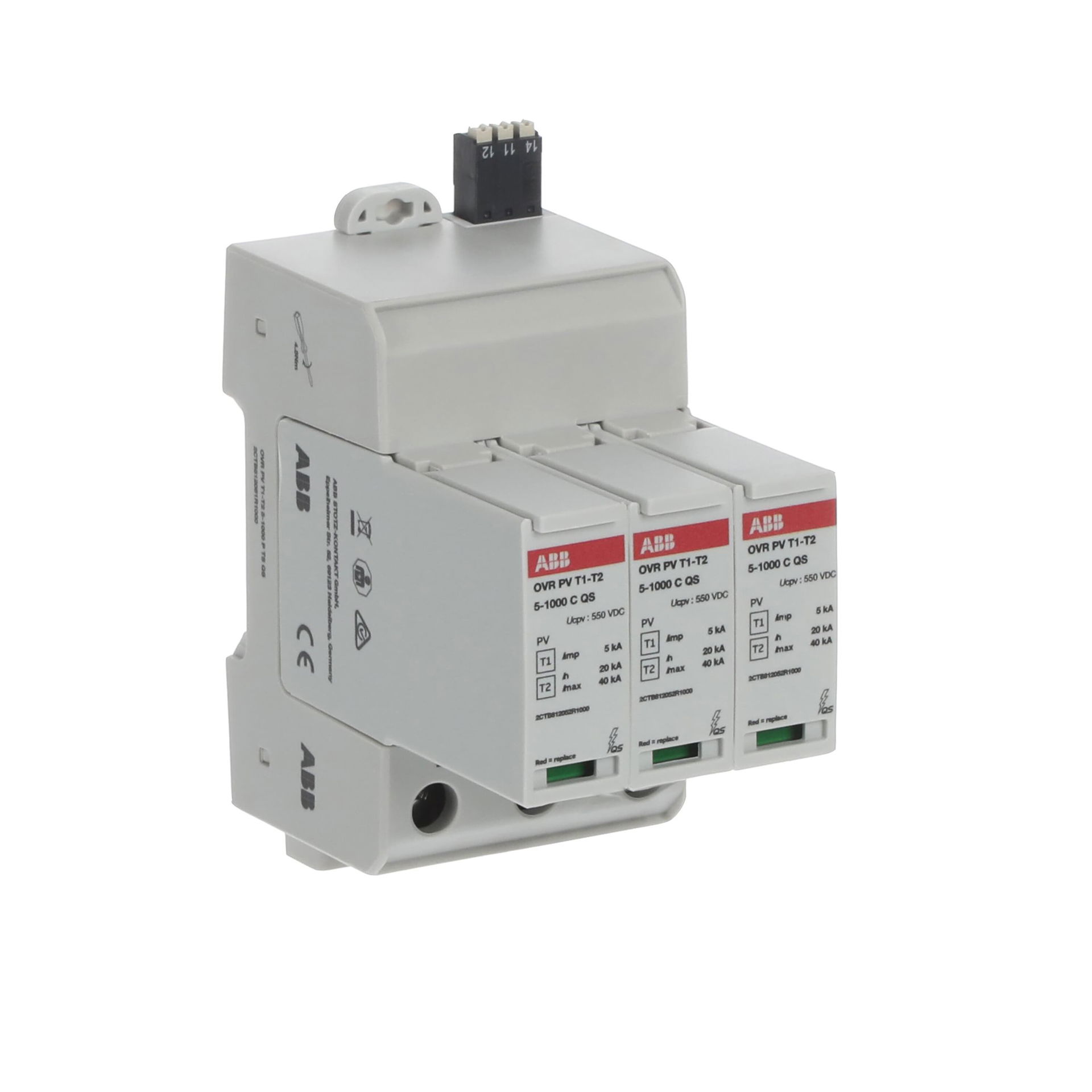 OVR PV T1-T2 5-1000 P TS QS  Surge Protective Device – Immagine 2 di 3