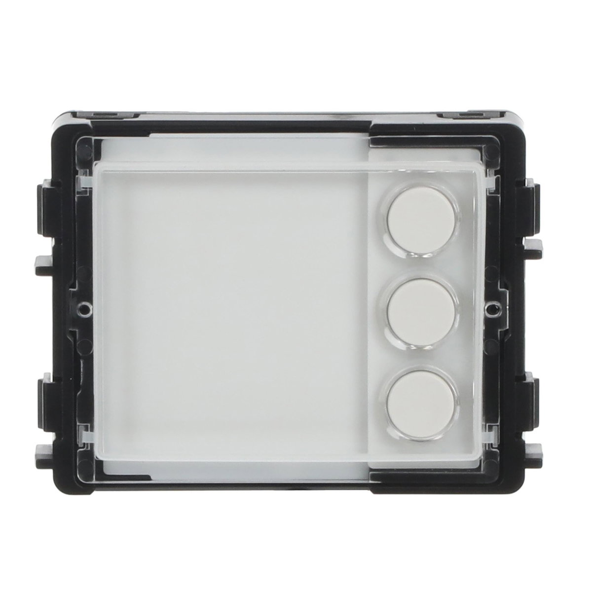 Modulo 3 pulsanti circolari, NFC/IC, 3, Trasparente, RFID