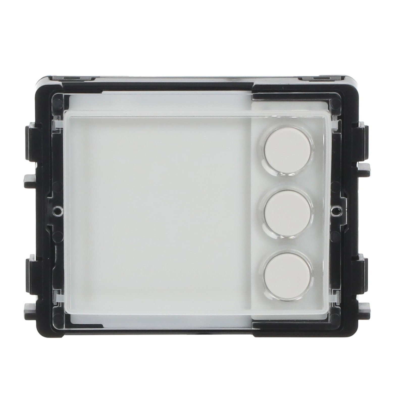 Modulo 3 pulsanti circolari, NFC/IC, 3, Trasparente, RFID