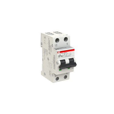 Interruttori magnetotermici differenziali DS201 DS201 - 1P+N - 300 mA - 6 A - C - Type A