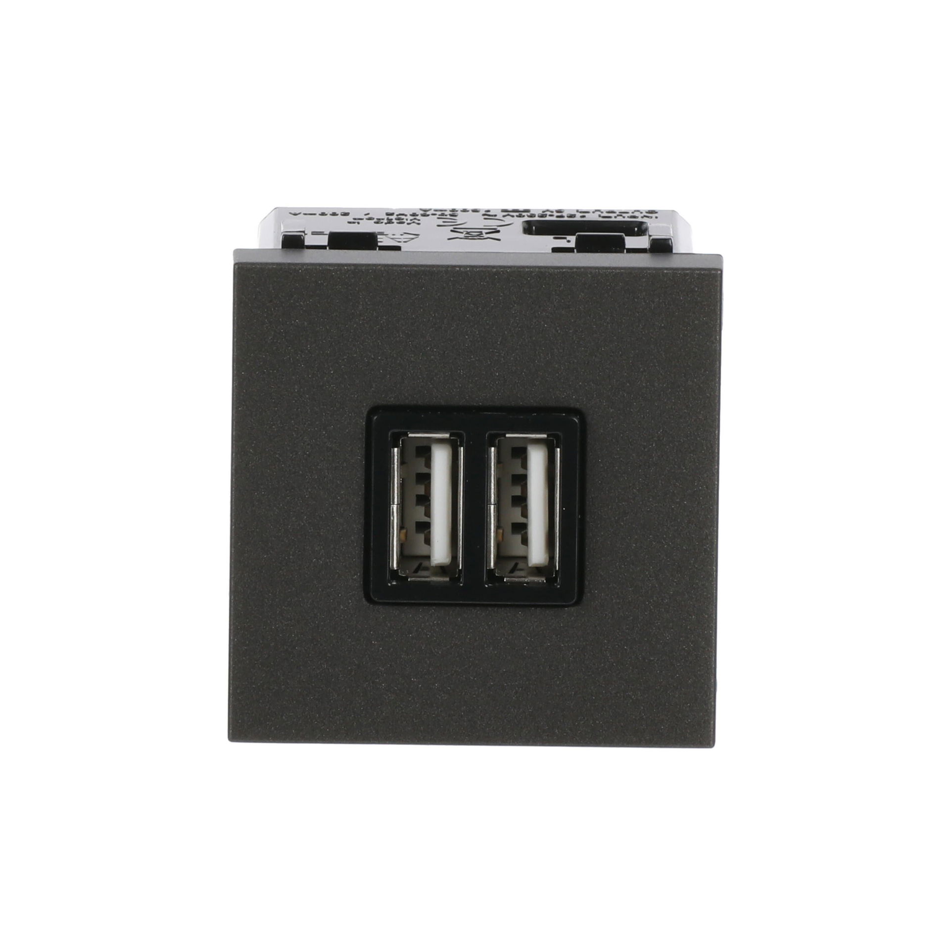 USB charger Breakout cable with USB A Anthracite - Zenit