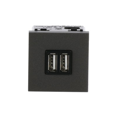 USB charger Breakout cable with USB A Anthracite - Zenit