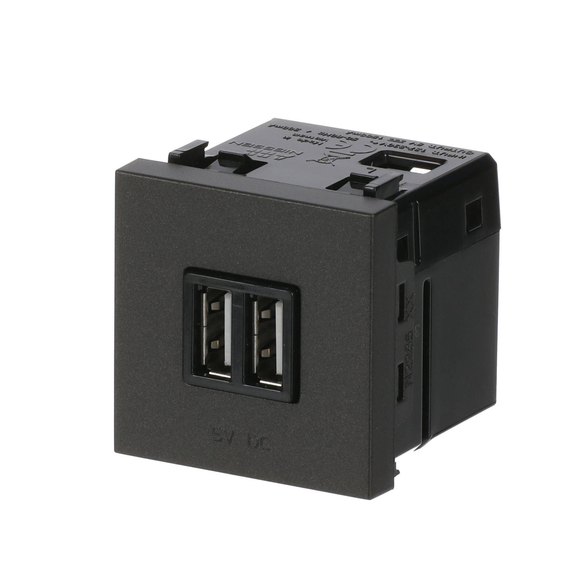 USB charger Breakout cable with USB A Anthracite - Zenit – Immagine 3 di 3