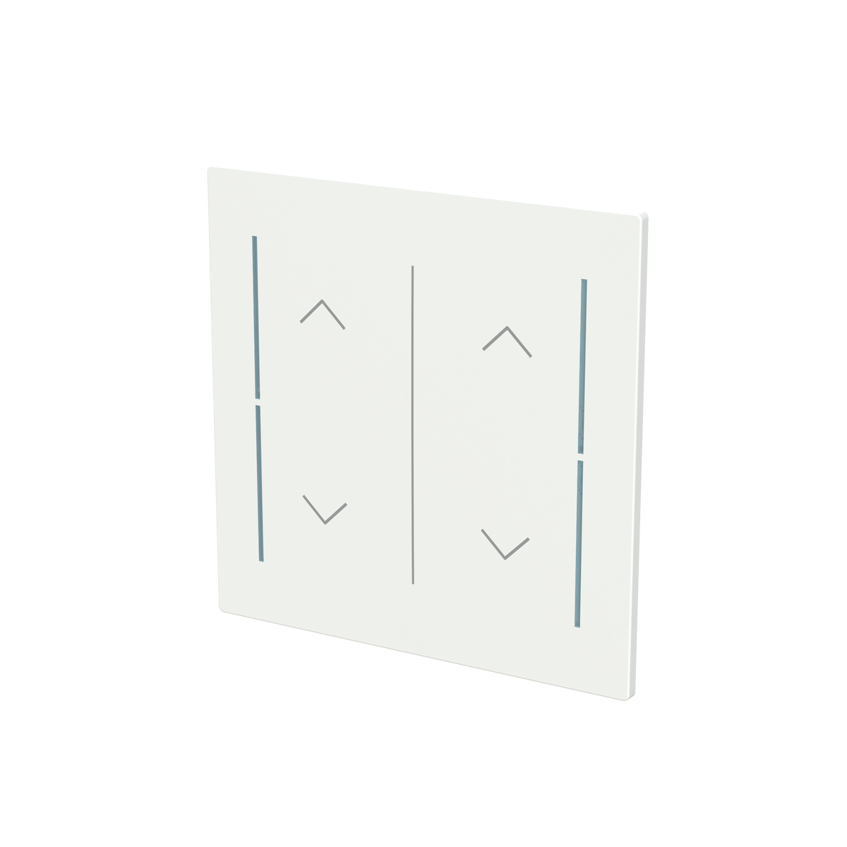 Cover plate Symbol "arrows" studio white matt - Trevion – Immagine 3 di 3