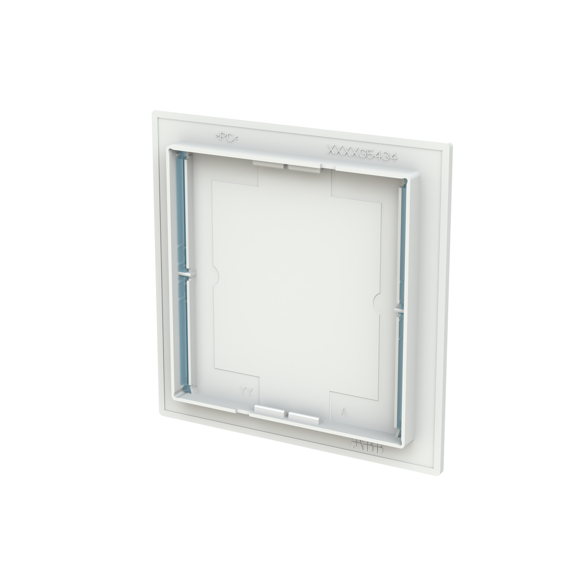 Cover plate Symbol "arrows" studio white matt - Trevion