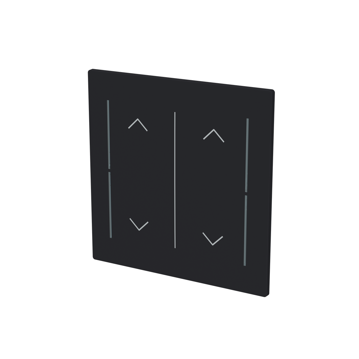 Cover plate Symbol "arrows" black matt - Trevion