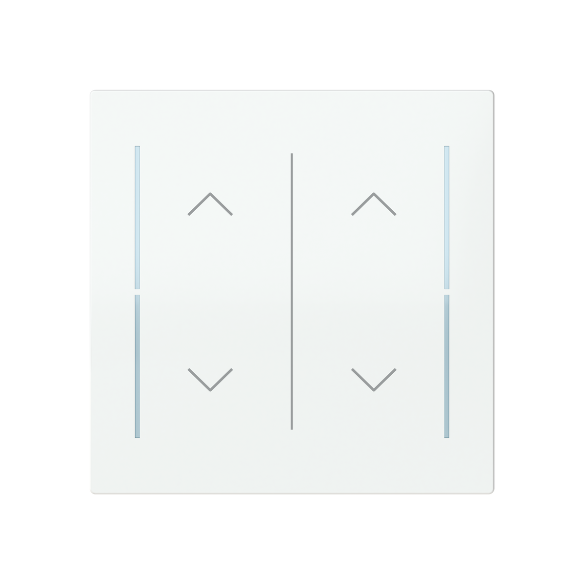 Cover plate Symbol "arrows" studio white - Trevion