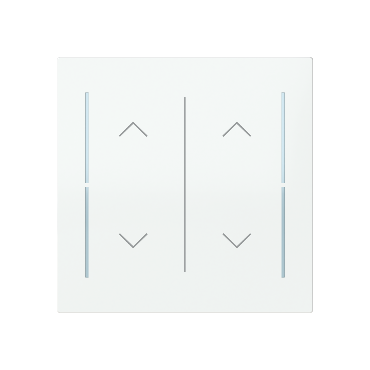 Cover plate Symbol "arrows" studio white - Trevion