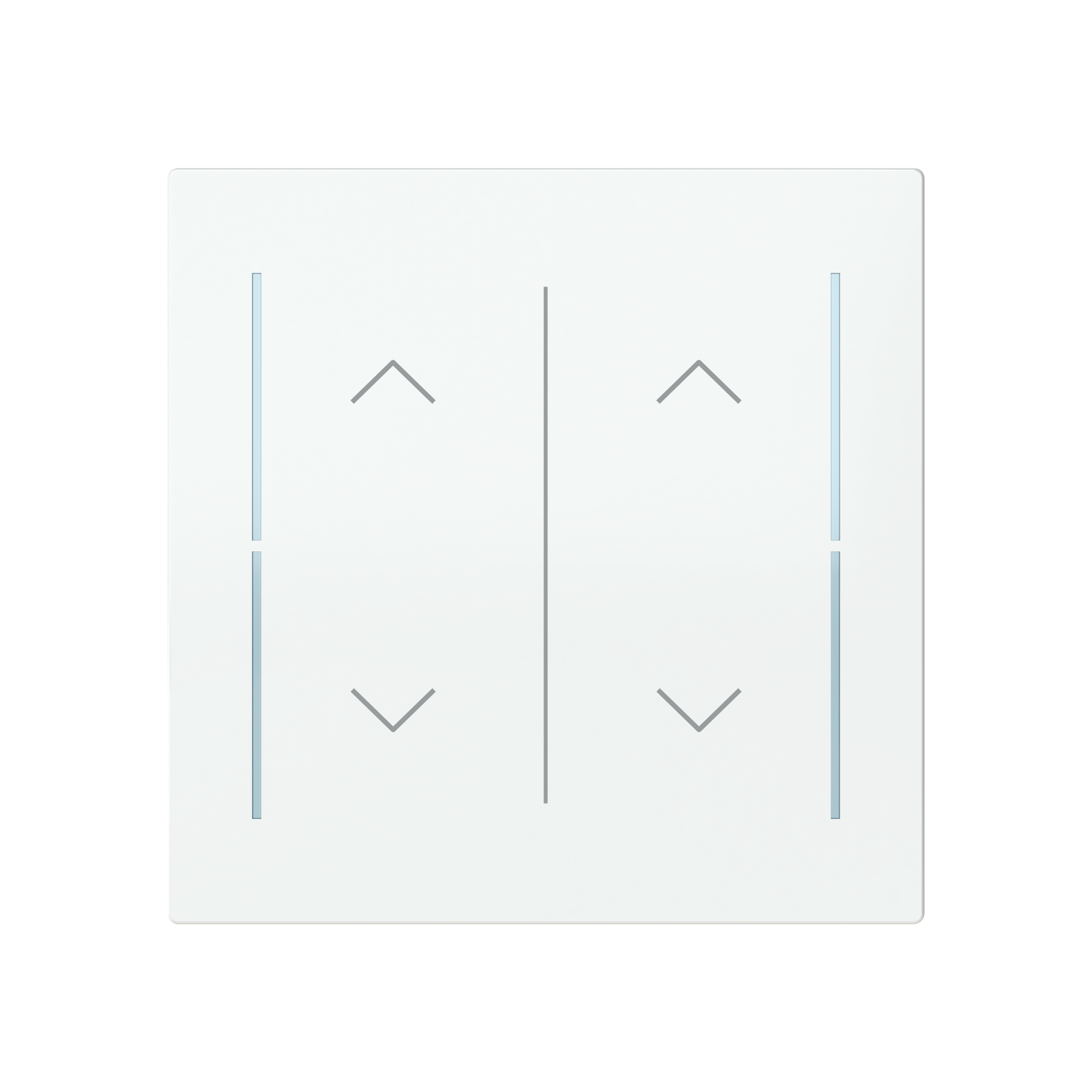 Cover plate Symbol "arrows" studio white - Trevion