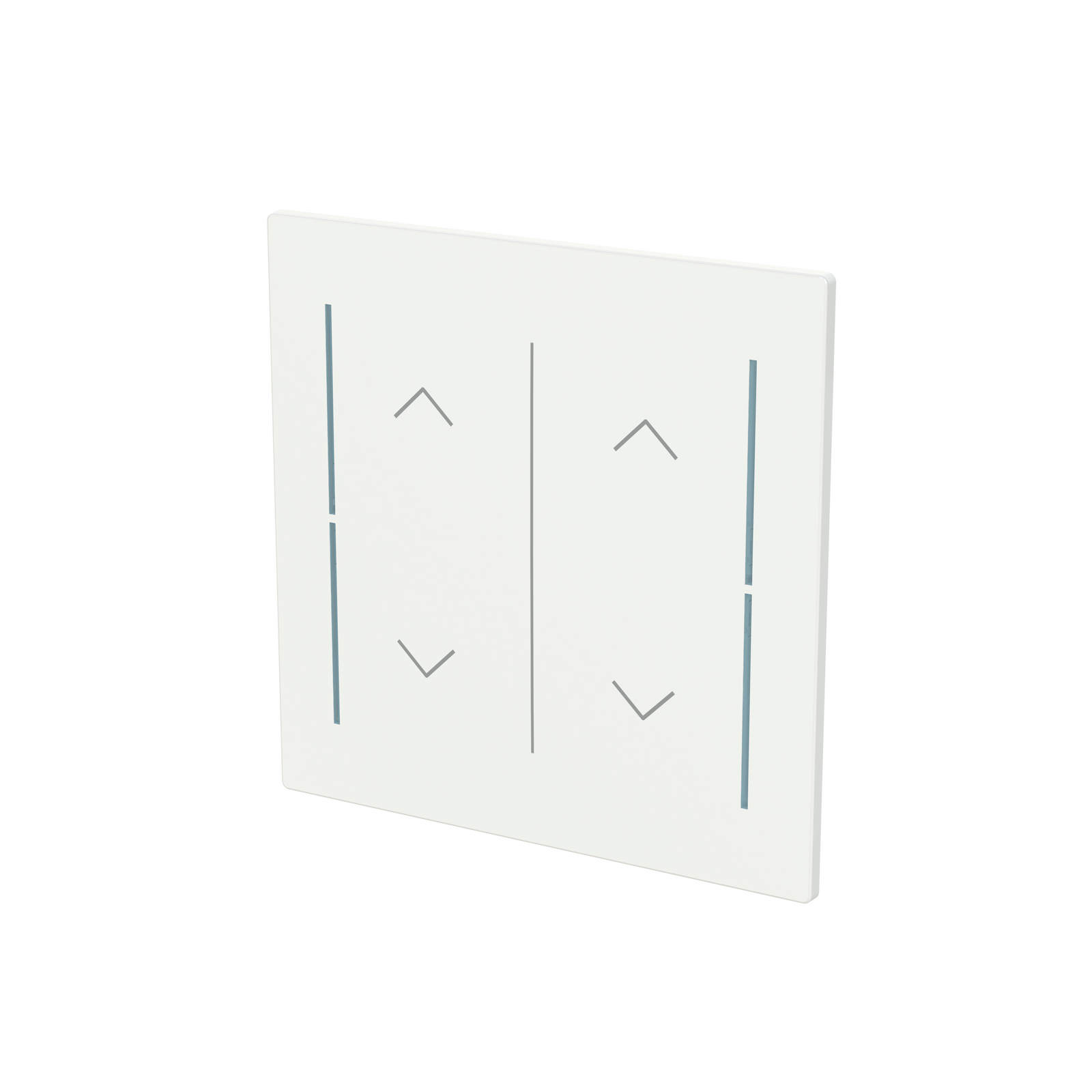 Cover plate Symbol "arrows" studio white - Trevion – Immagine 3 di 3
