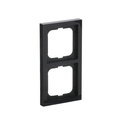 Cover frame 2-gang anthracite - future linear