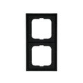 Cover frame 2-gang anthracite - future linear