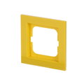 Cover frame 1-gang yellow - Busch-axcent