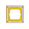 Cover frame 1-gang yellow - Busch-axcent