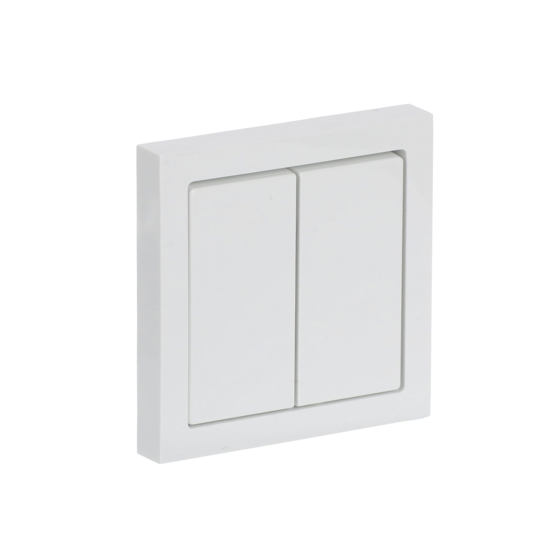 Bluetooth Low Energie (BLE/Casambi) Smart Switch set for Bluetooth Low Energy (BLE) 4 channel Wireless studio white - future linear – Immagine 4 di 5